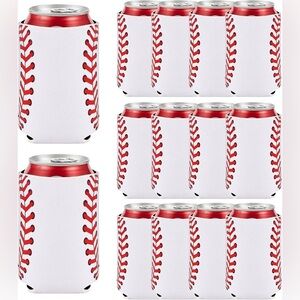 12 Pack Baseball Can Sleeves Beer Bottle Insulator